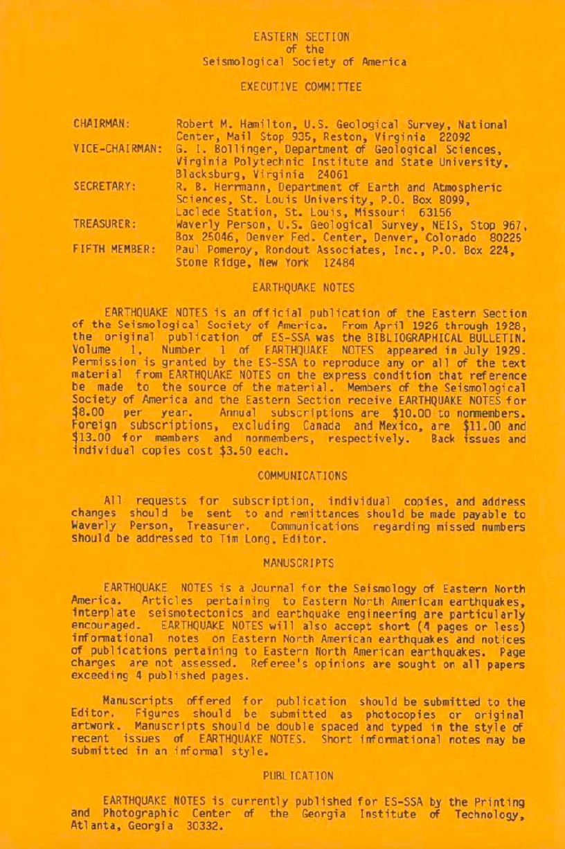 Thumbnail image of document cover: Seismological Evidence in Support of the Existence of “Characteristic Earthquakes”