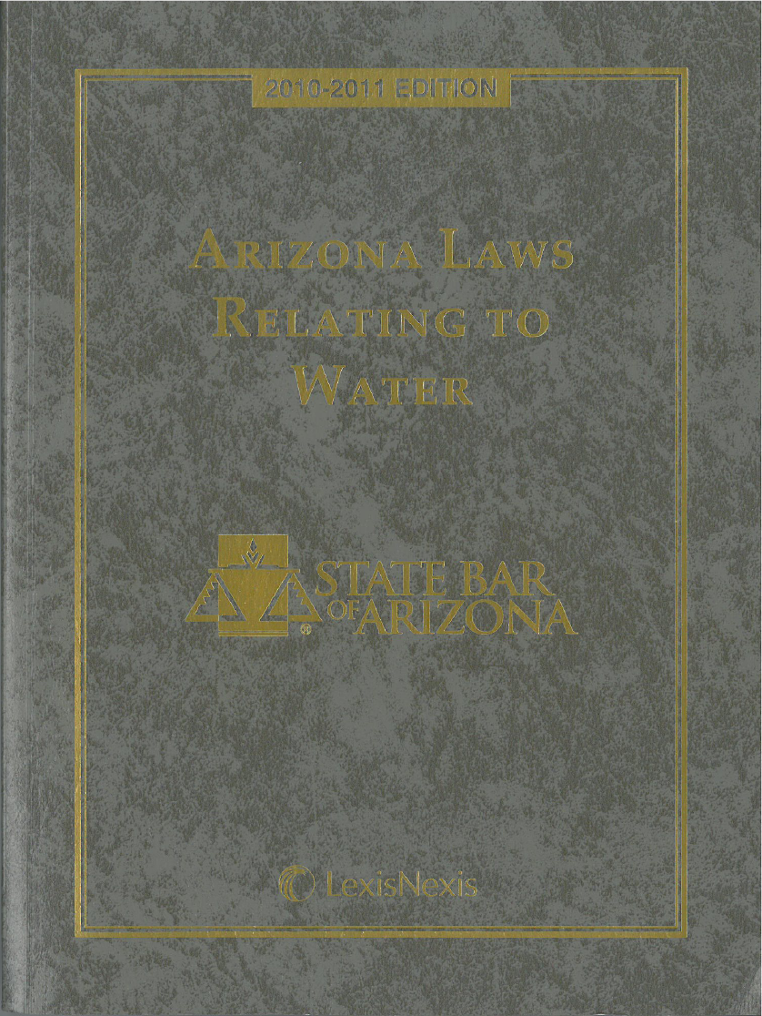 Thumbnail image of document cover: Arizona Laws Relating to Water