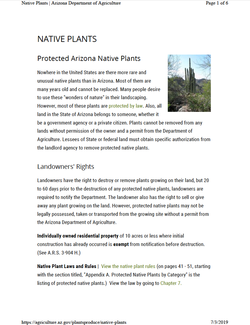 Thumbnail image of document cover: Native Plants