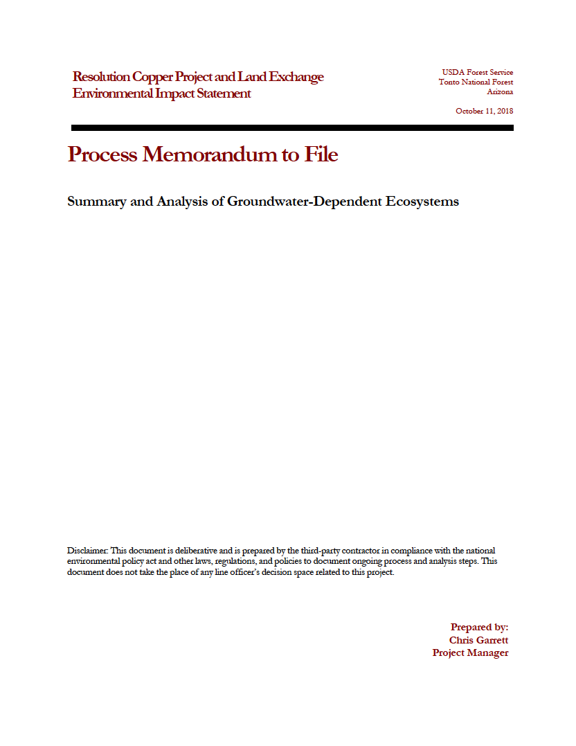 Thumbnail image of document cover: Attachment 7: Well Construction Details and Confirmation of Designation of Groundwater Types