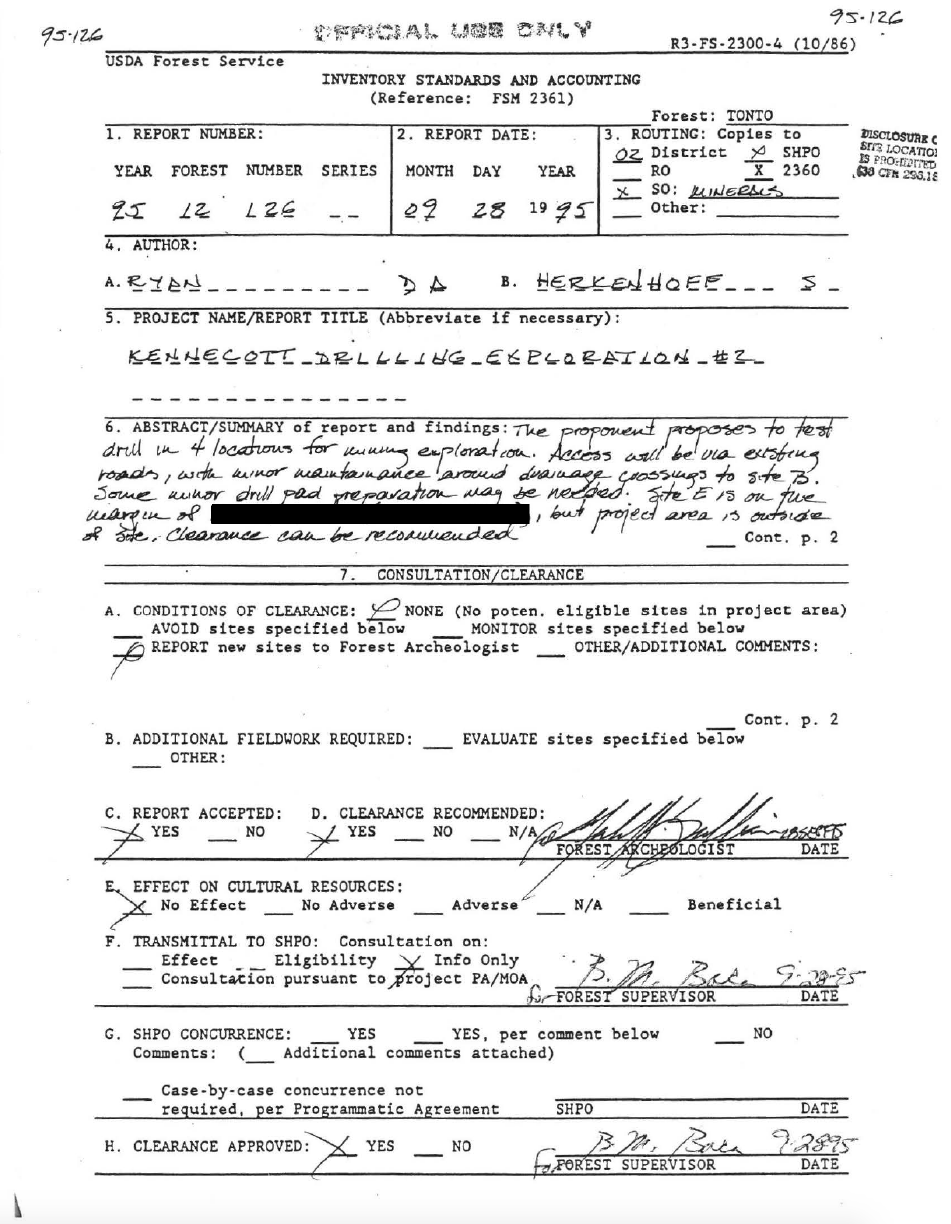 Thumbnail image of document cover: Kennecott Drilling Exploration #2