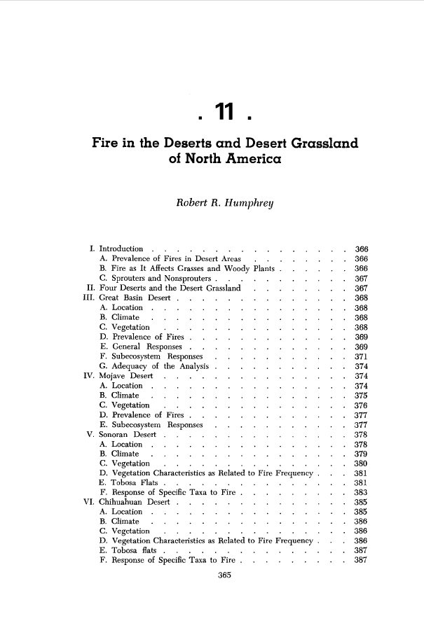 Thumbnail image of document cover: Fire in the Deserts and Desert Grasslands of North America