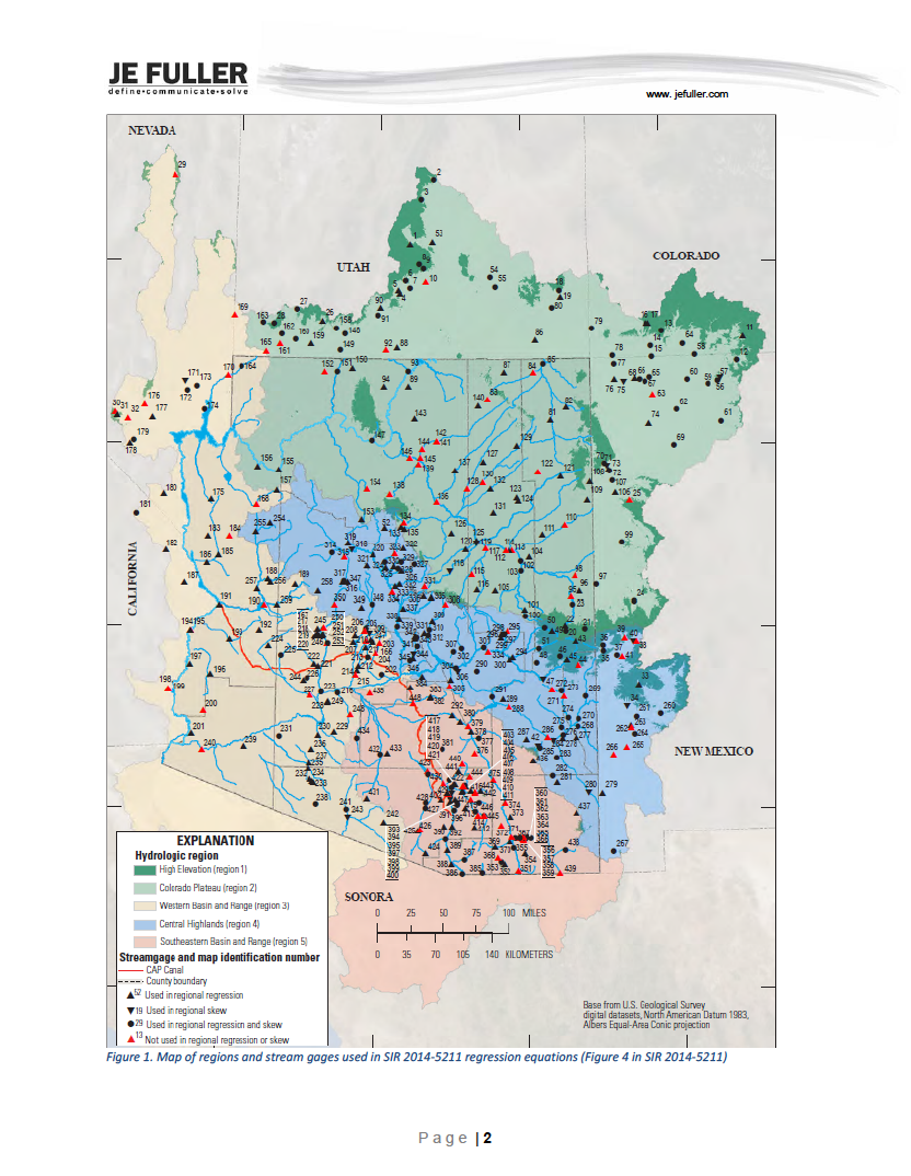 Thumbnail image of document cover: USGS Regression Equation Computations for Queen Creek & Devil’s Canyon