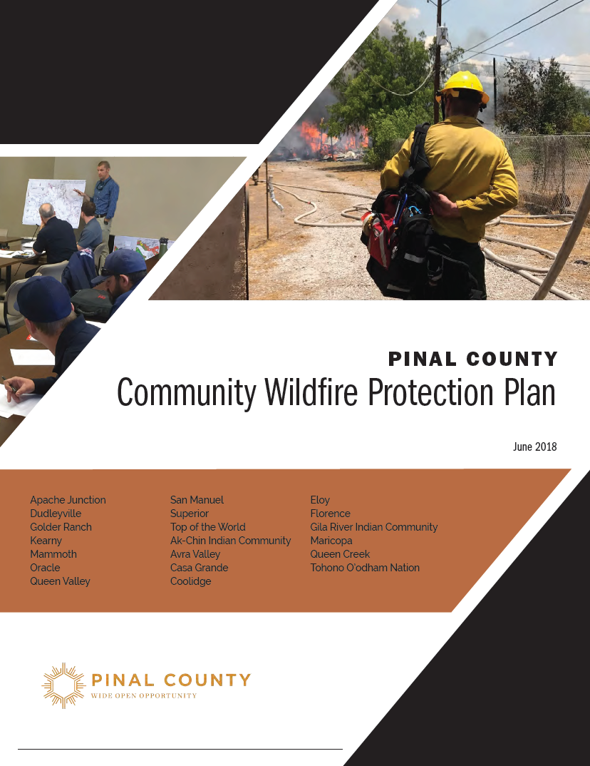 Thumbnail image of document cover: Pinal County Community Wildfire Protection Plan