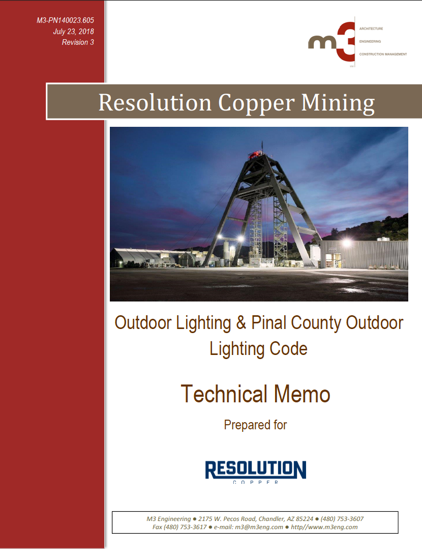 Thumbnail image of document cover: Outdoor Lighting and Pinal County Outdoor Lighting Code