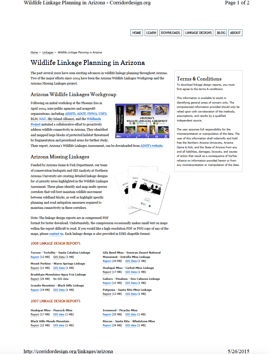 Thumbnail image of document cover: CorridorDesigner: ArcGIS Tools for Designing and Evaluating Corridors