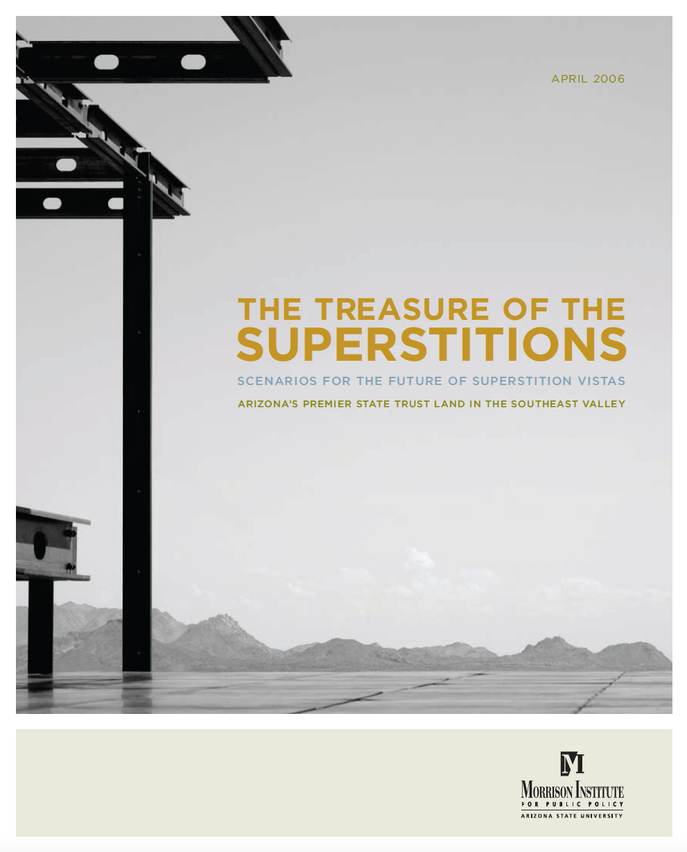 Thumbnail image of document cover: The Treasure of the Superstitions: Scenarios for the Future of Superstition Vistas