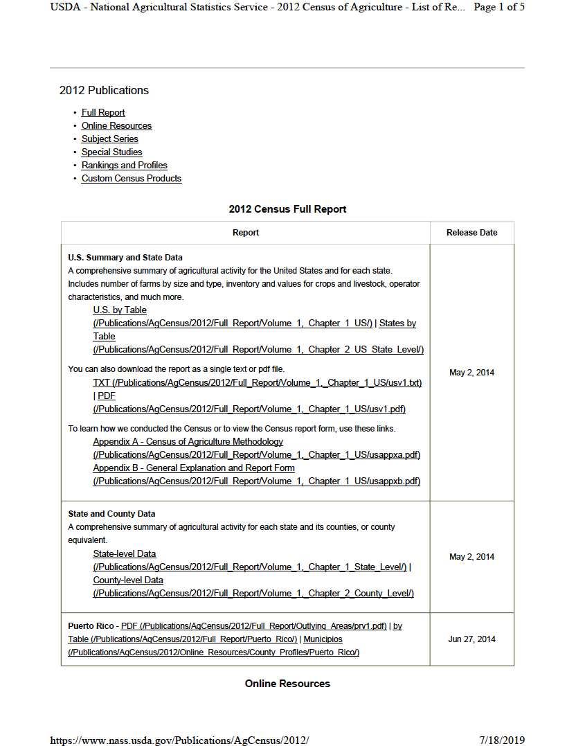 Thumbnail image of document cover: 2012 Census of Agriculture: American Indian Reservations