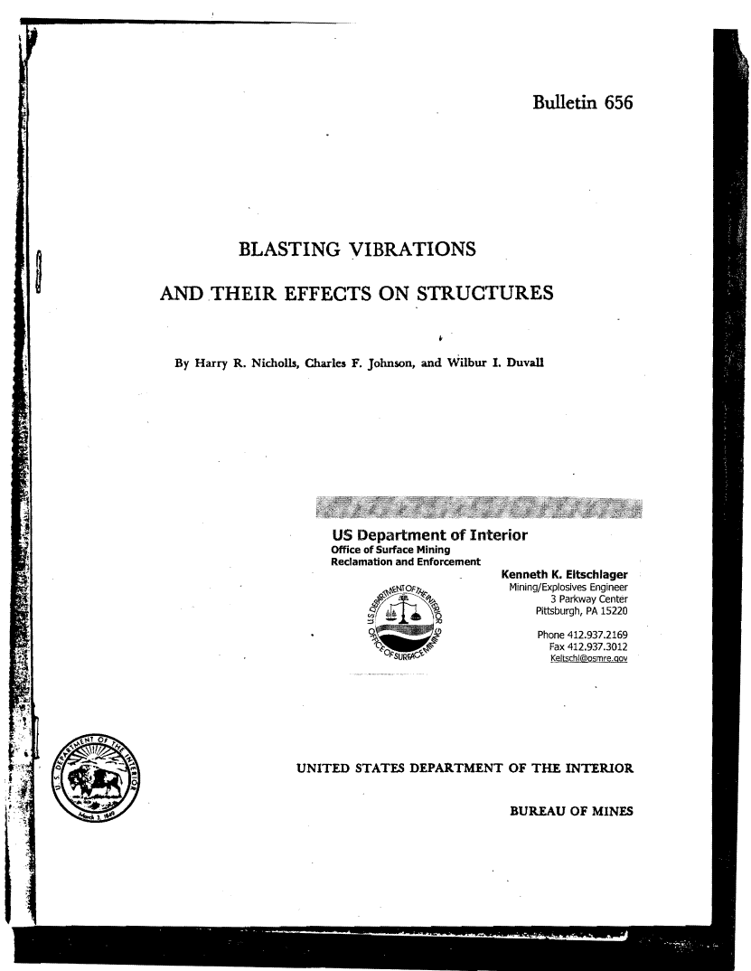 Thumbnail image of document cover: Blasting Vibrations and Their Effects on Structures