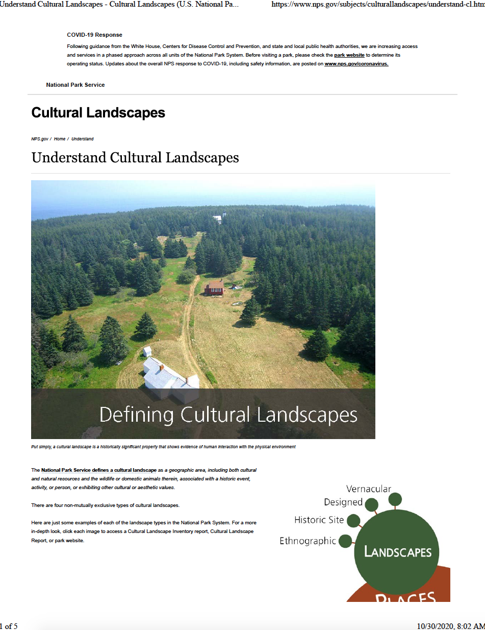 Thumbnail image of document cover: Understand Cultural Landscapes