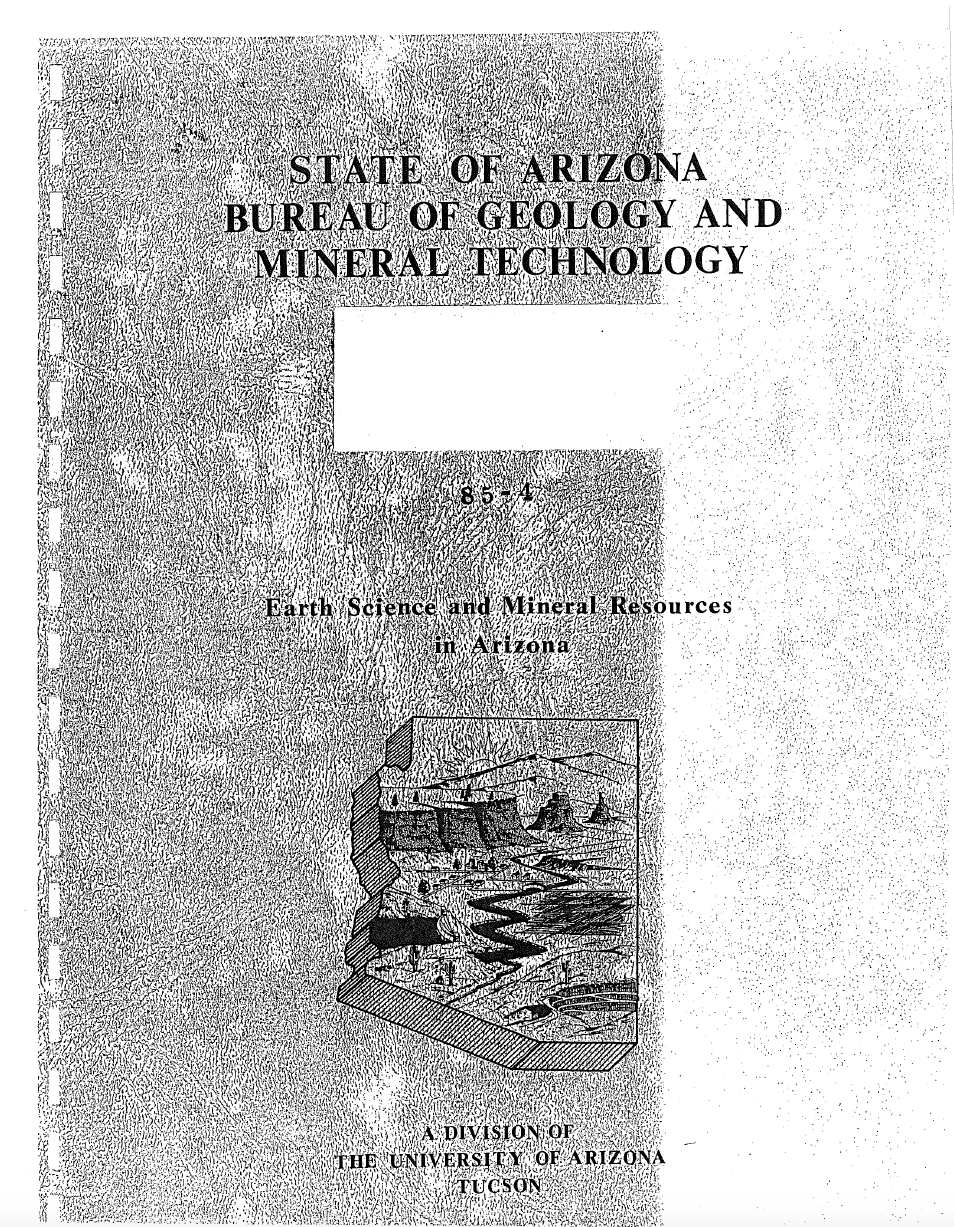 Thumbnail image of document cover: Reconnaissance Analysis of Possible Quaternary Faulting in Central Arizona