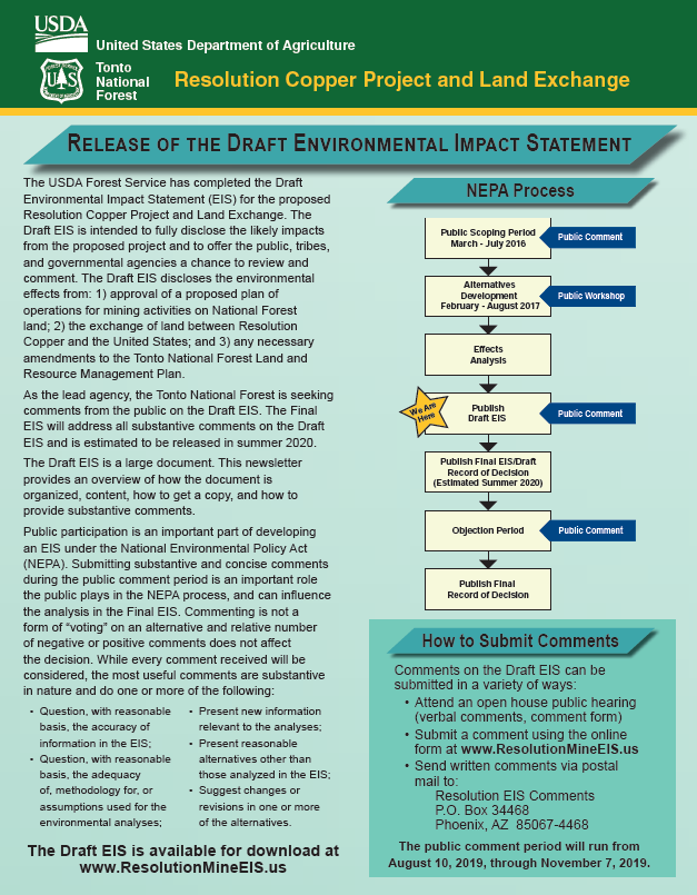 Thumbnail image of document cover: Draft EIS Newsletter