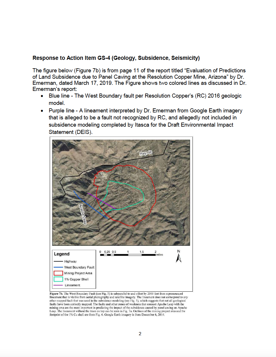 Thumbnail image of document cover: Response to Action Item GS-4 (Geology, Subsidence, Seismicity)