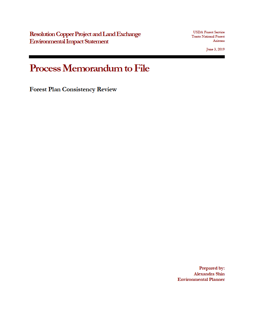 Thumbnail image of document cover: Forest Plan Consistency Review