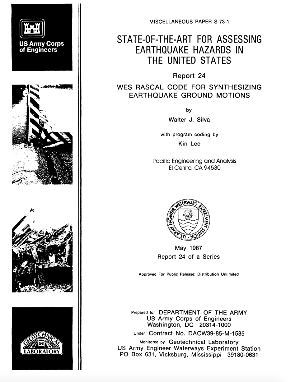 Thumbnail image of document cover: State-of-the-Art for Assessing Earthquake Hazards in the United States