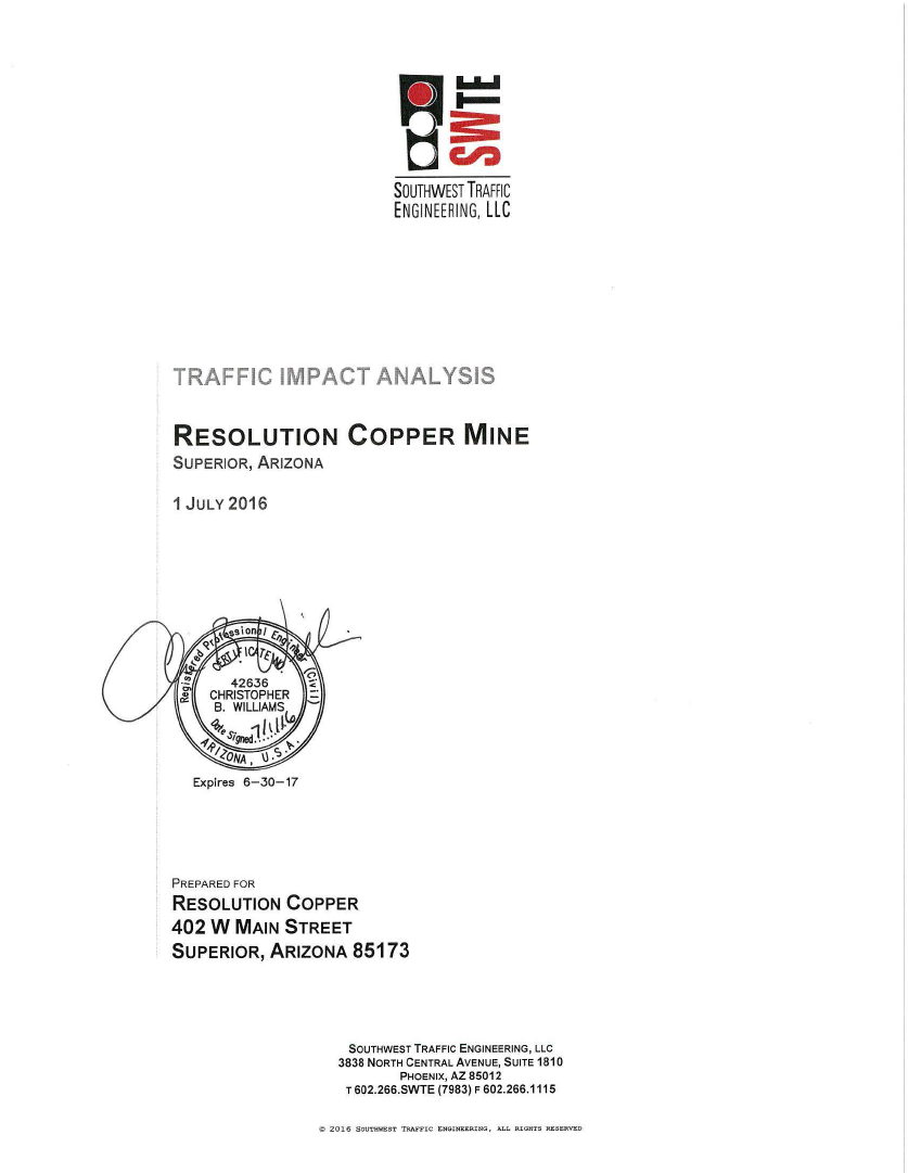 Thumbnail image of document cover: Traffic Impact Analysis