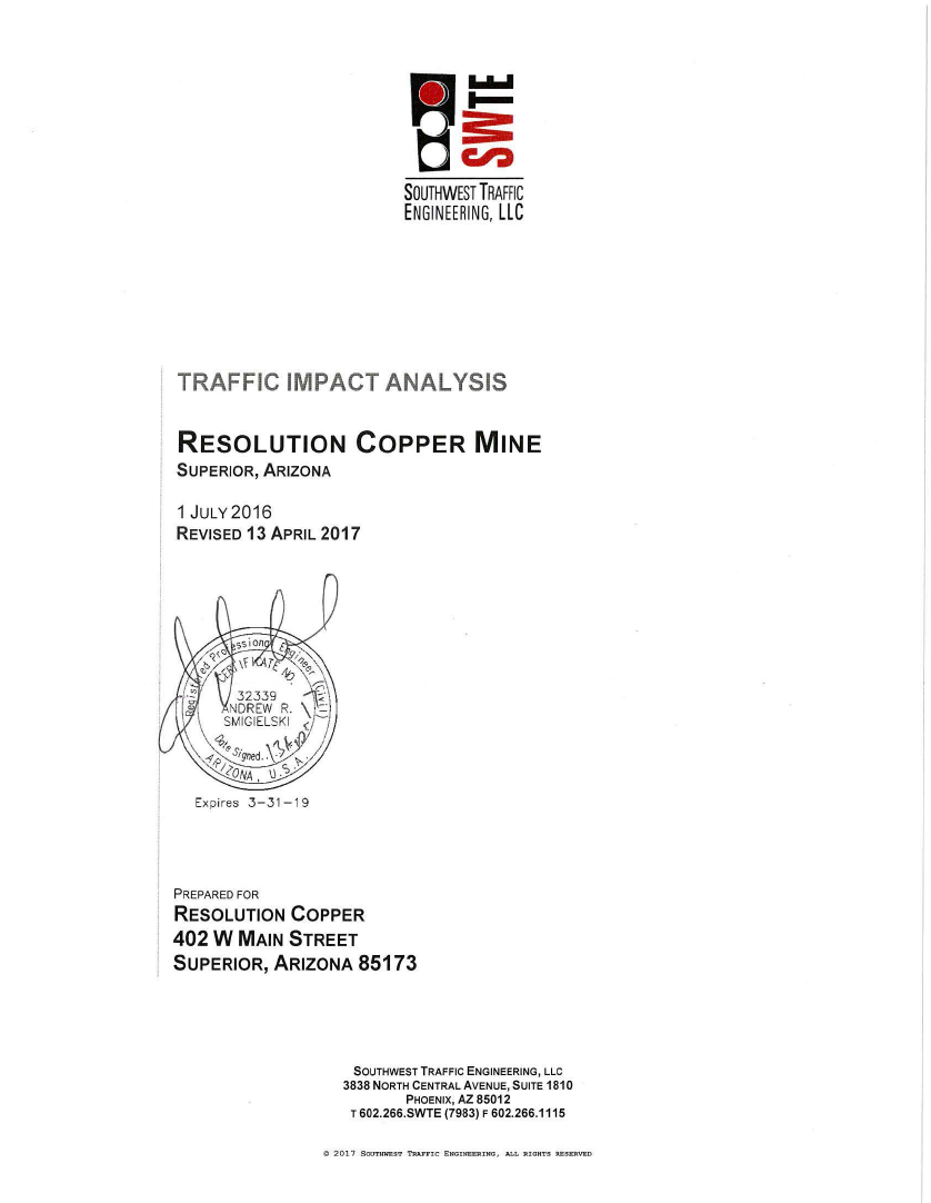 Thumbnail image of document cover: Traffic Impact Analysis