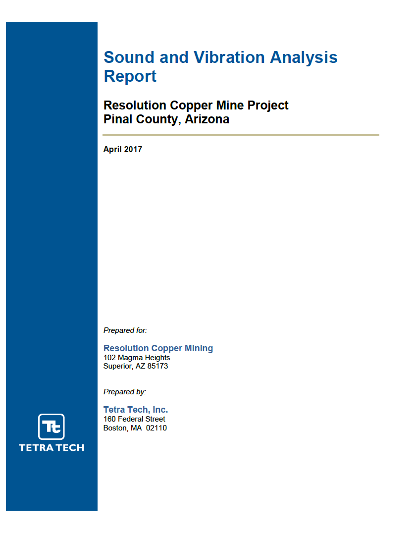 Thumbnail image of document cover: Sound and Vibration Analysis Report