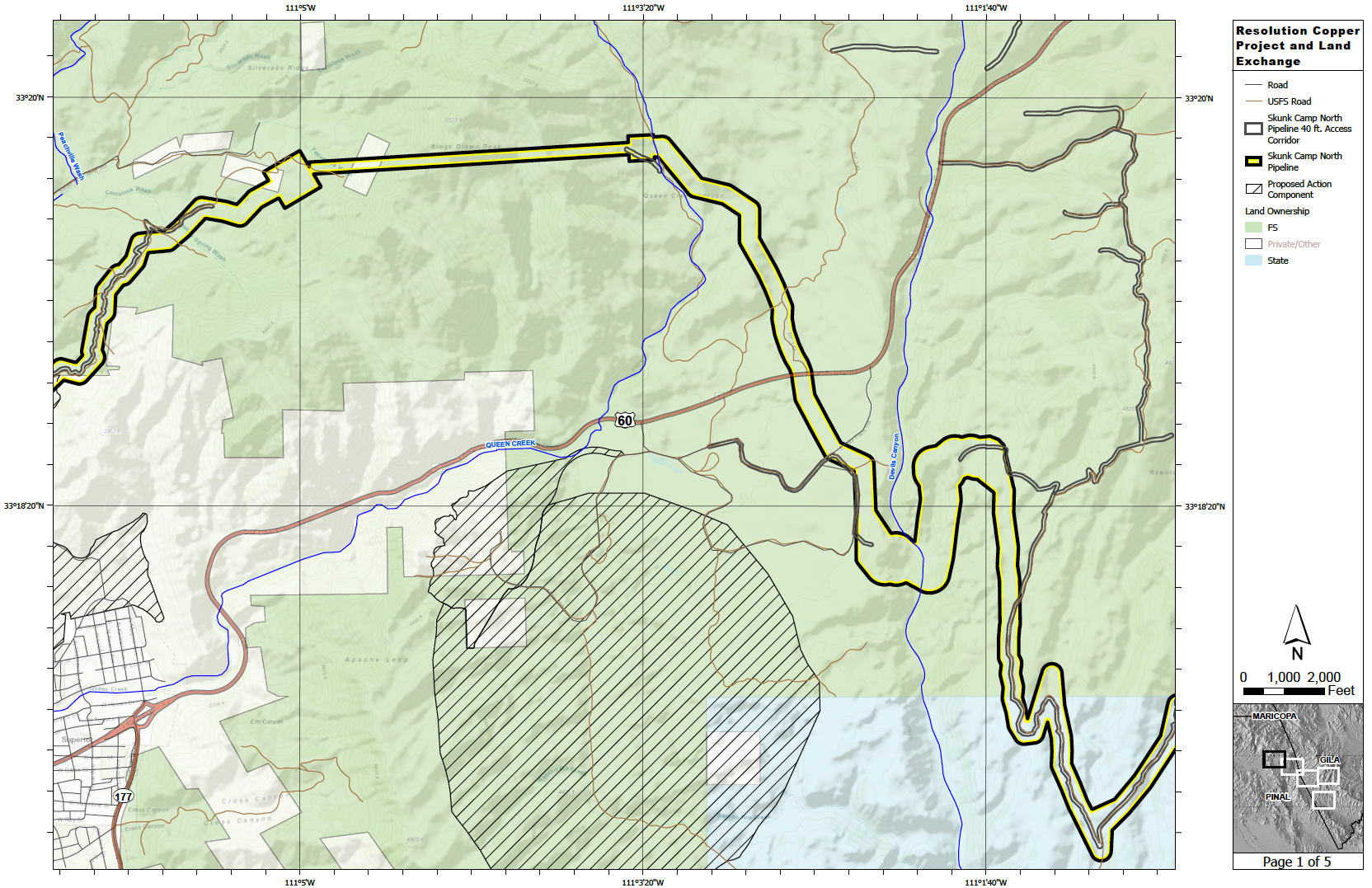 Thumbnail image of document cover: Map Package: Alternative 6: Skunk Camp, North Option