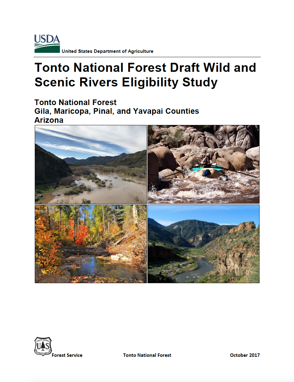 Thumbnail image of document cover: Tonto National Forest Draft Wild and Scenic Rivers Eligibility Study